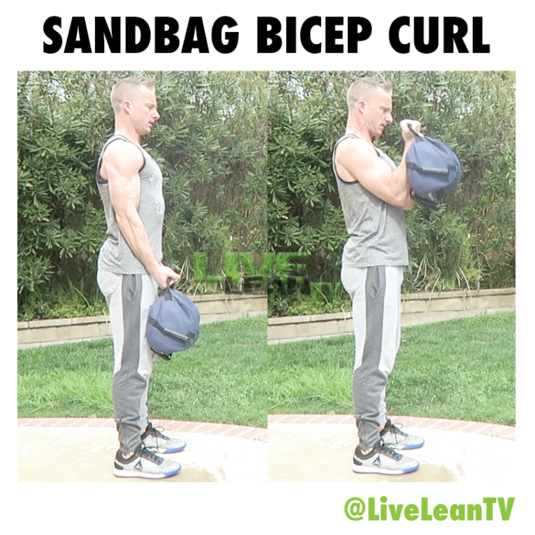 15 Minute Full Body Sandbag Workout Routine Live Lean TV