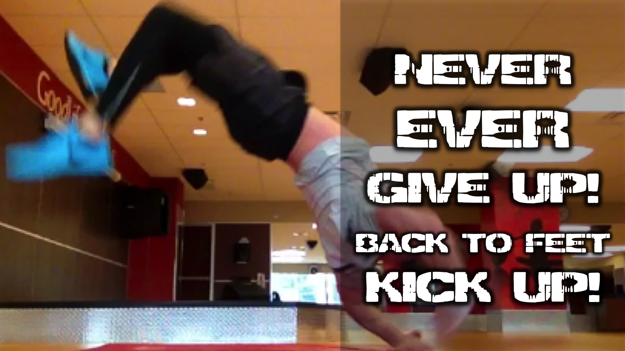 Never Ever Give Up Back To Feet Kick Up Goal LLTV Live Lean TV