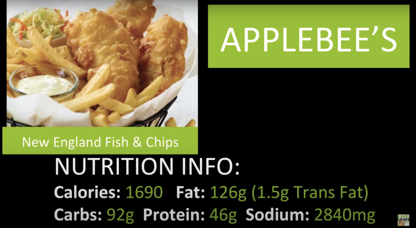 5 High Calorie vs Low Calorie Meals From Chain Restaurants Live Lean TV