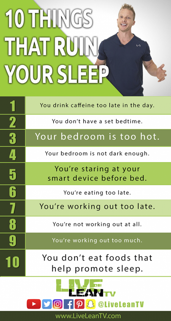 10 Common Things That Ruin Your Sleep