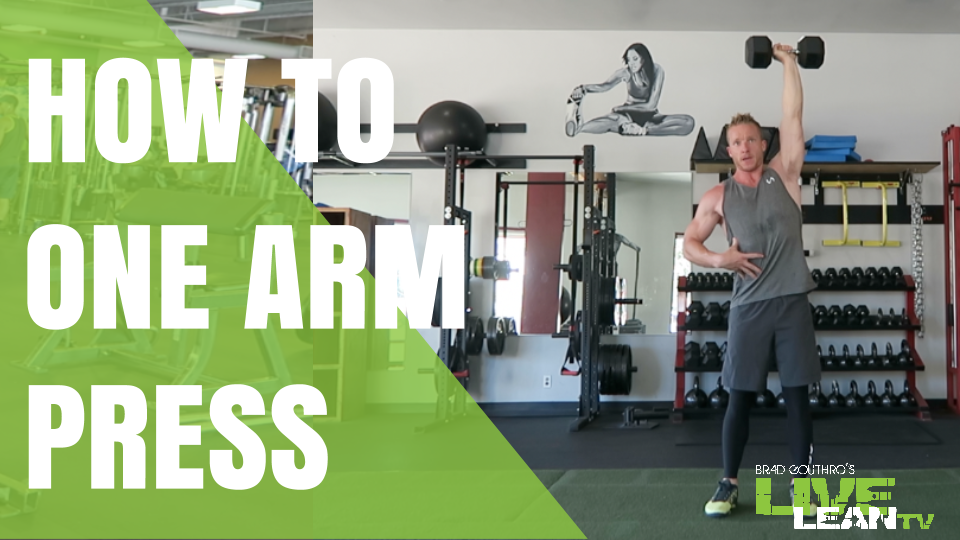 How To Do A Standing One Arm Dumbbell Shoulder Press Exercise Video