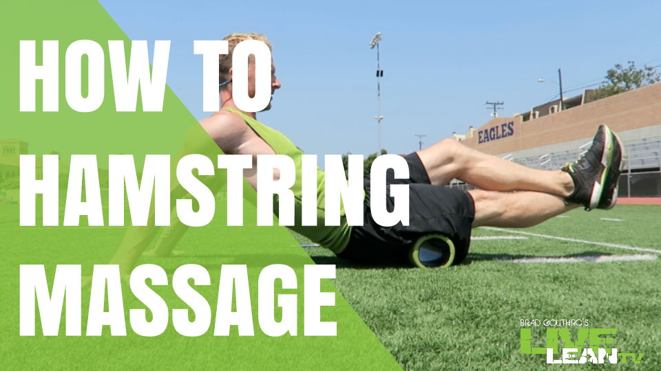 How To Do A Foam Roller Hamstring Massage Exercise Video and Guide