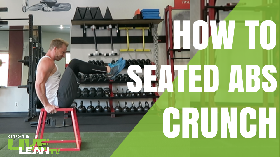How To Do A Seated Abs Crunch Exercise Video and Guide