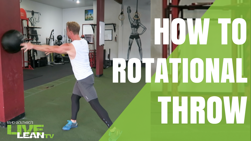 How To Do A Medicine Ball Rotational Throw Exercise Video and Guide