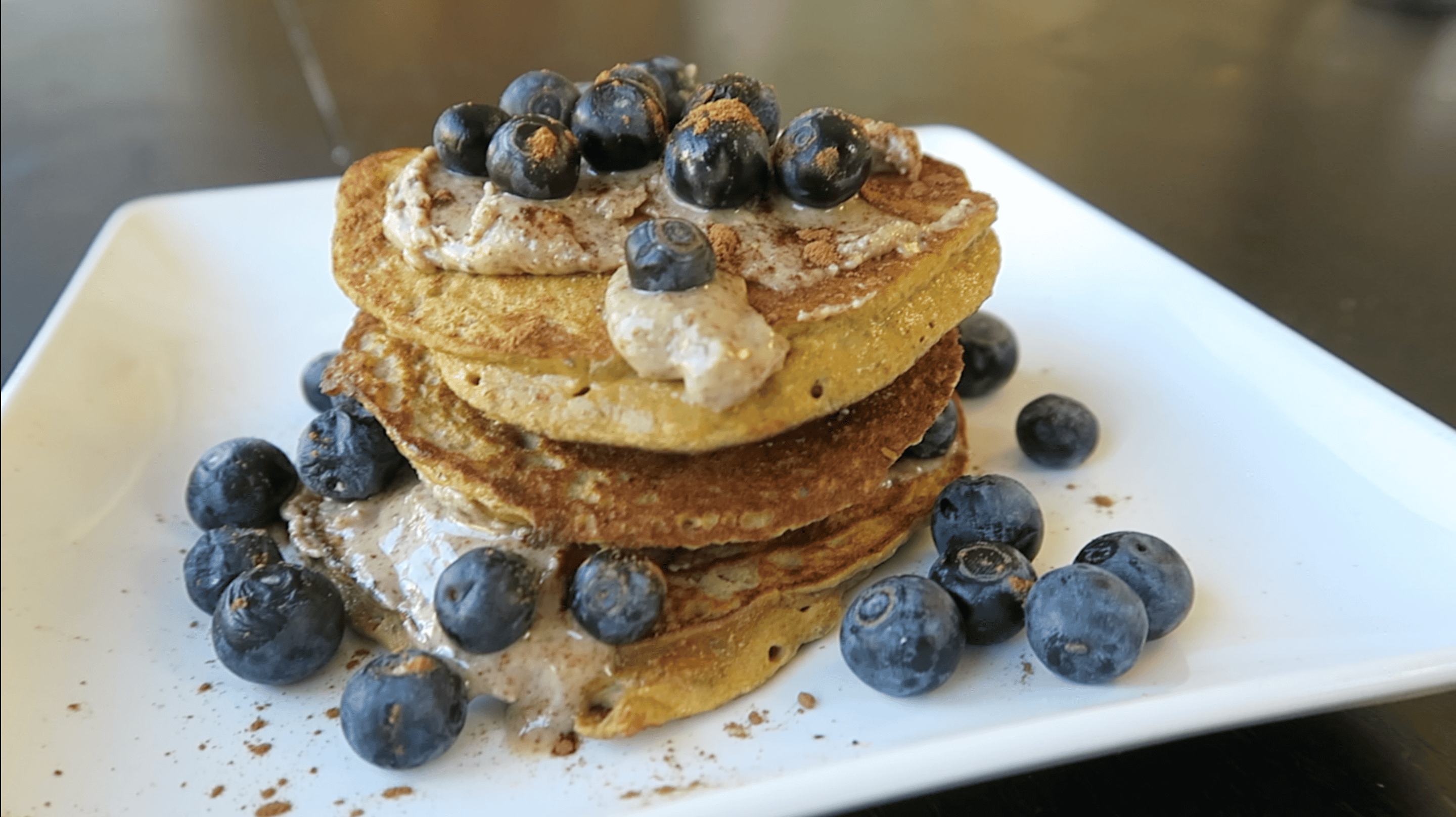 Sweet Potato Protein Pancakes