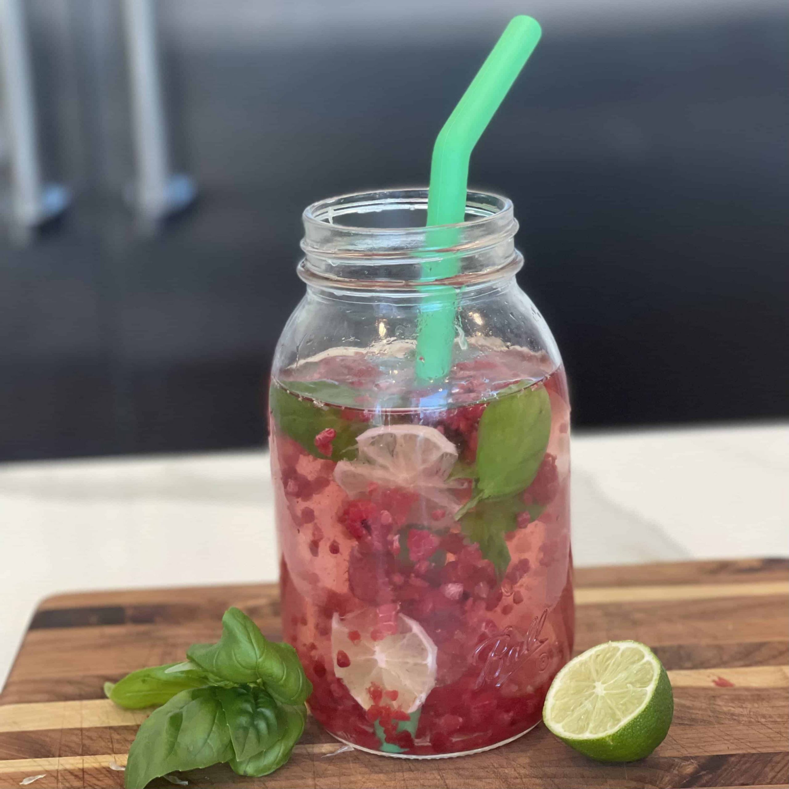 Raspberry Lime Infused Water Recipe