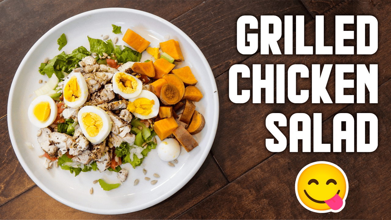 Quick and Easy Grilled Chicken Salad with Sweet Potatoes Recipe