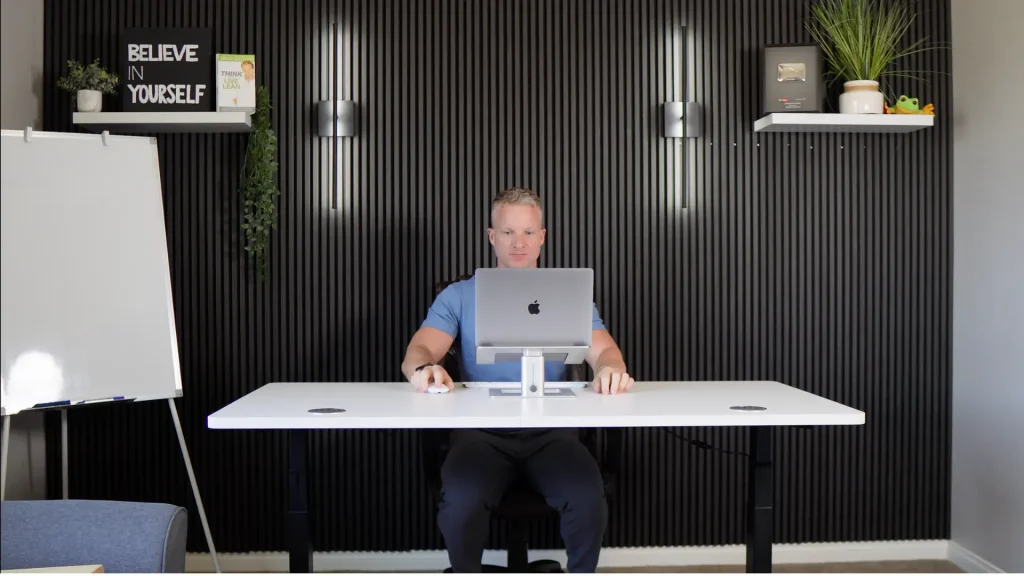 Odinlake Standing Desk S450 Review sitting