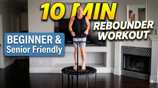 10 Minute Rebounder Workout for Weight Loss (Beginner & Senior Friendly)